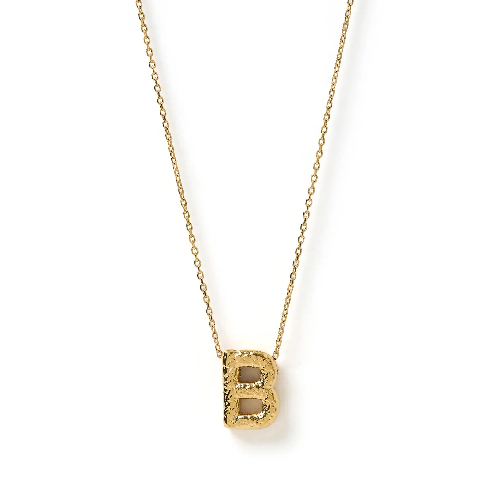 Statement Gold Letter Necklace