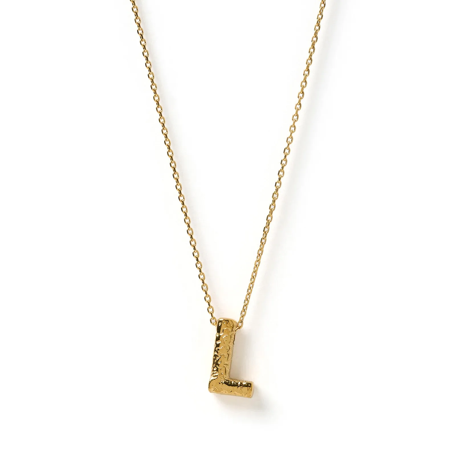 Statement Gold Letter Necklace