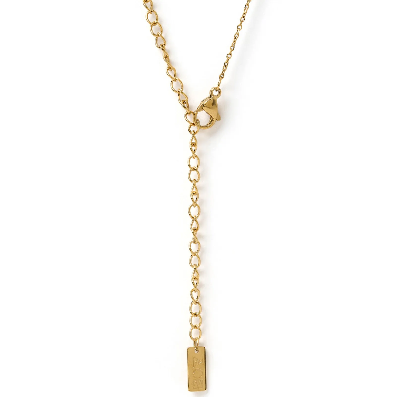 Statement Gold Letter Necklace