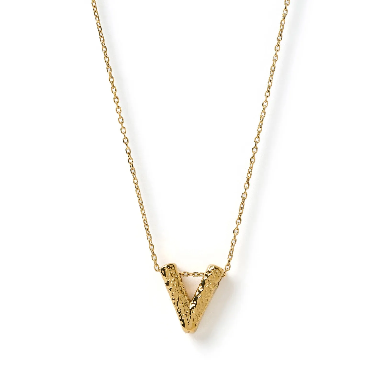 Statement Gold Letter Necklace