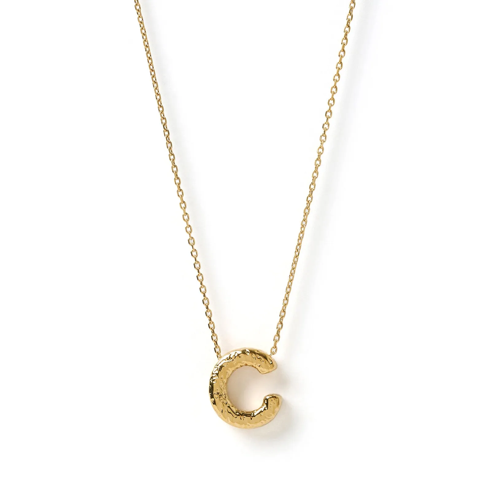 Statement Gold Letter Necklace