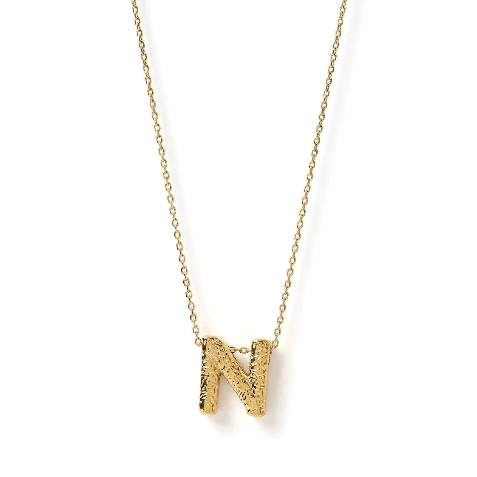 Statement Gold Letter Necklace
