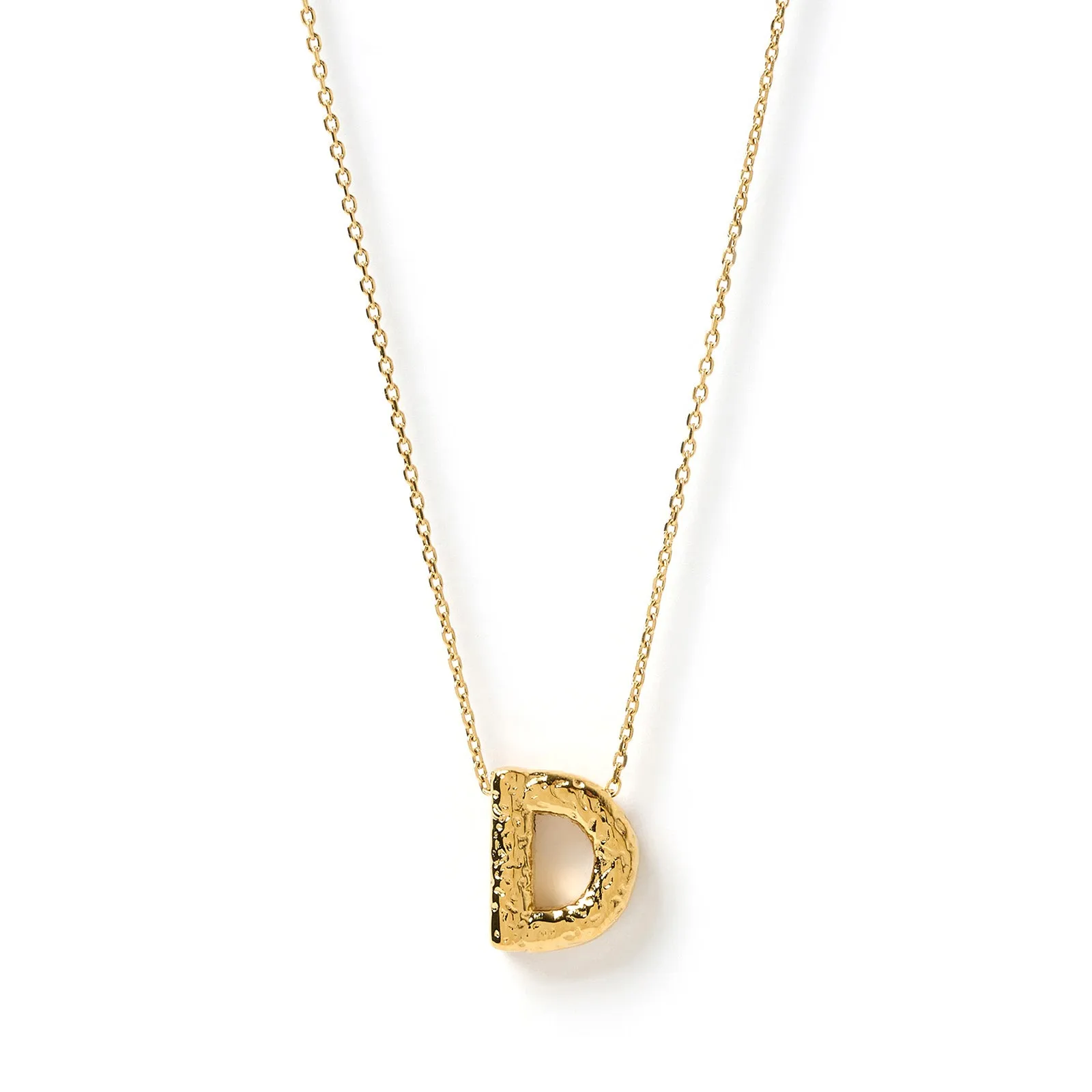 Statement Gold Letter Necklace