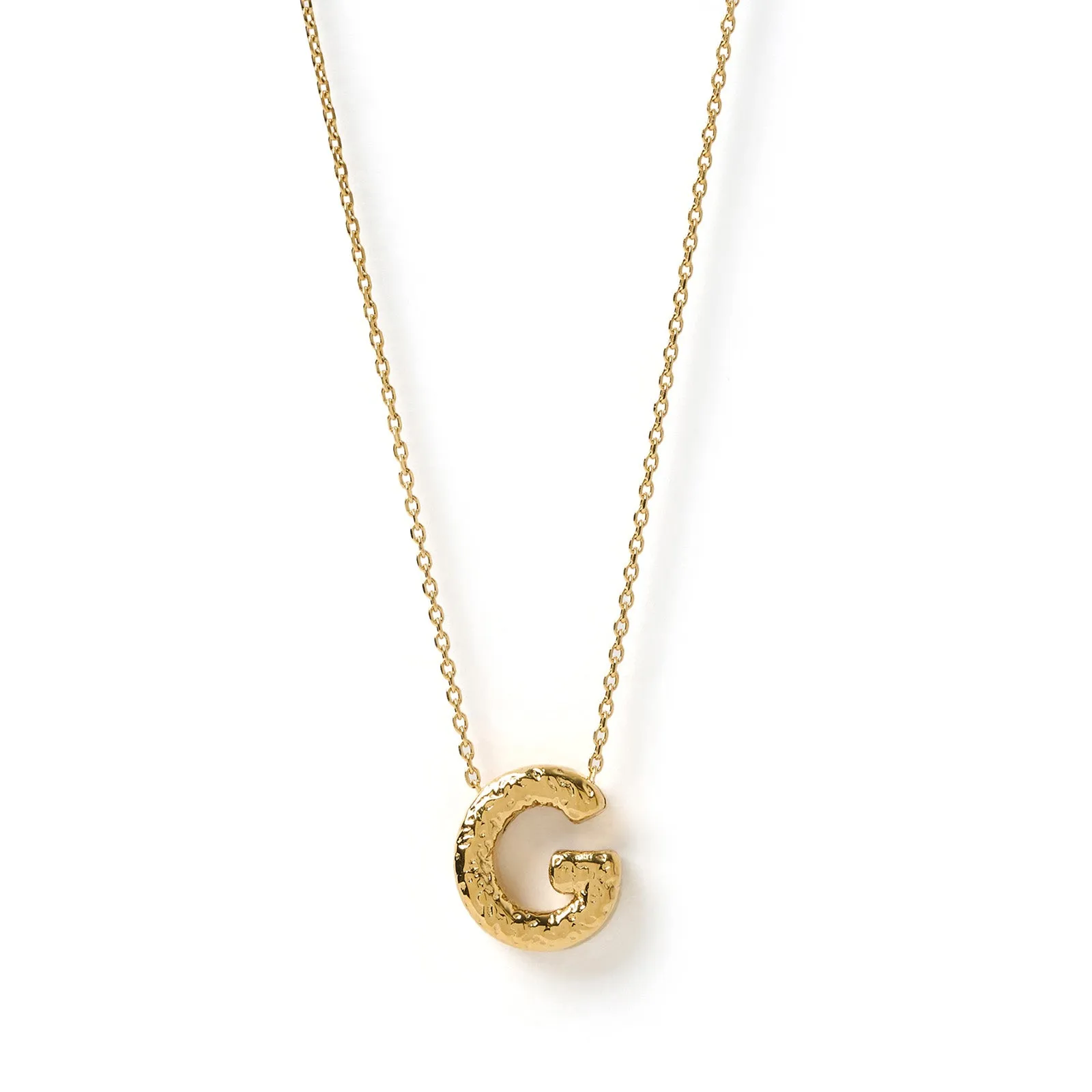 Statement Gold Letter Necklace