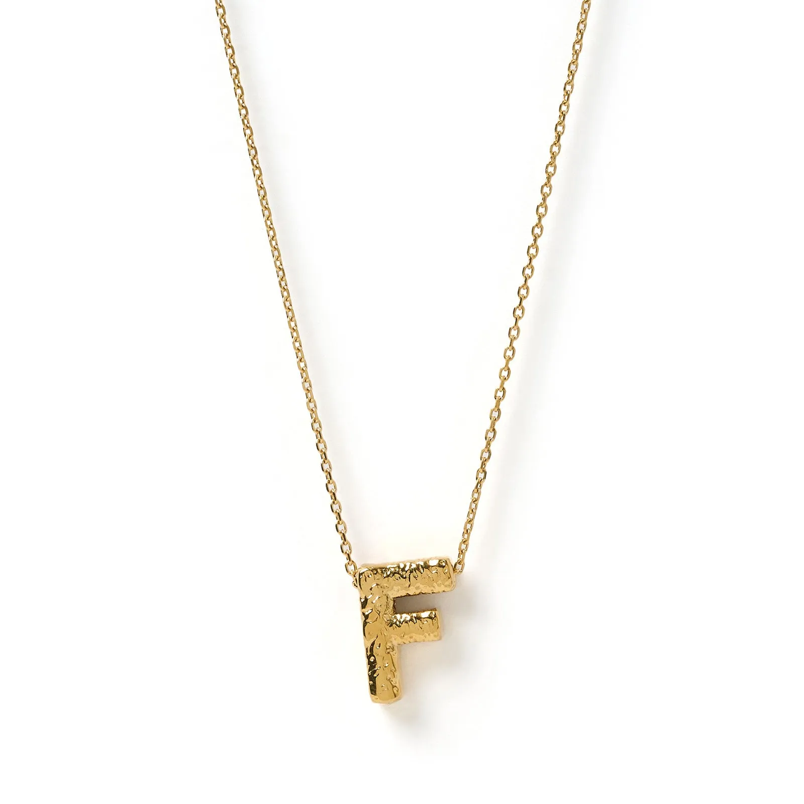 Statement Gold Letter Necklace