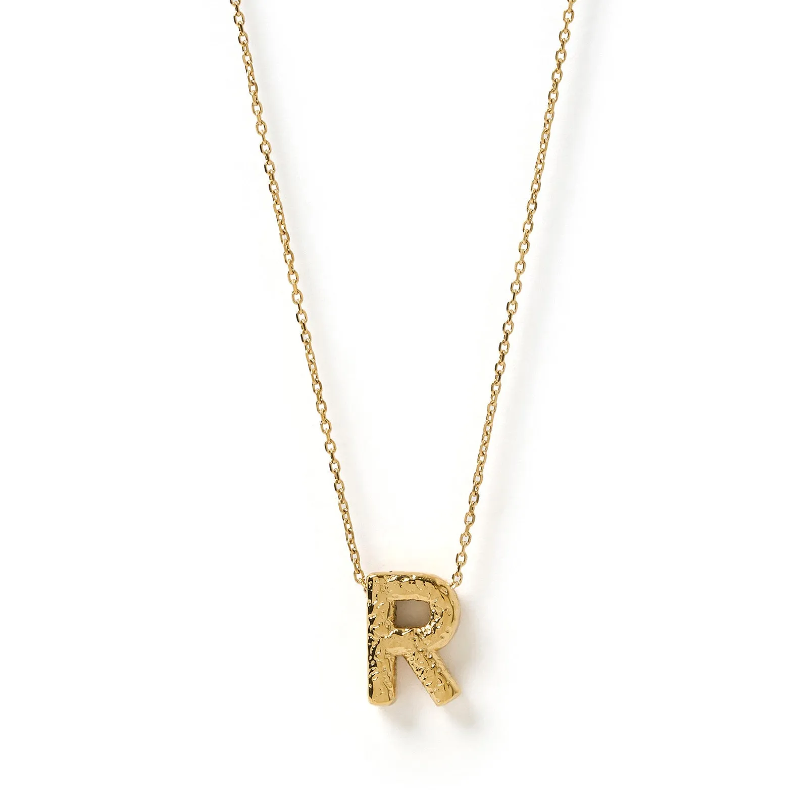 Statement Gold Letter Necklace