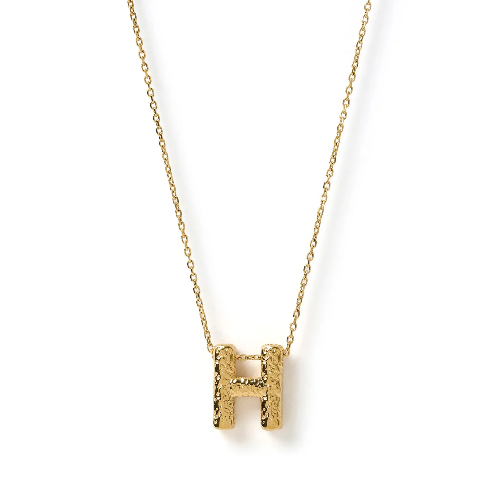 Statement Gold Letter Necklace