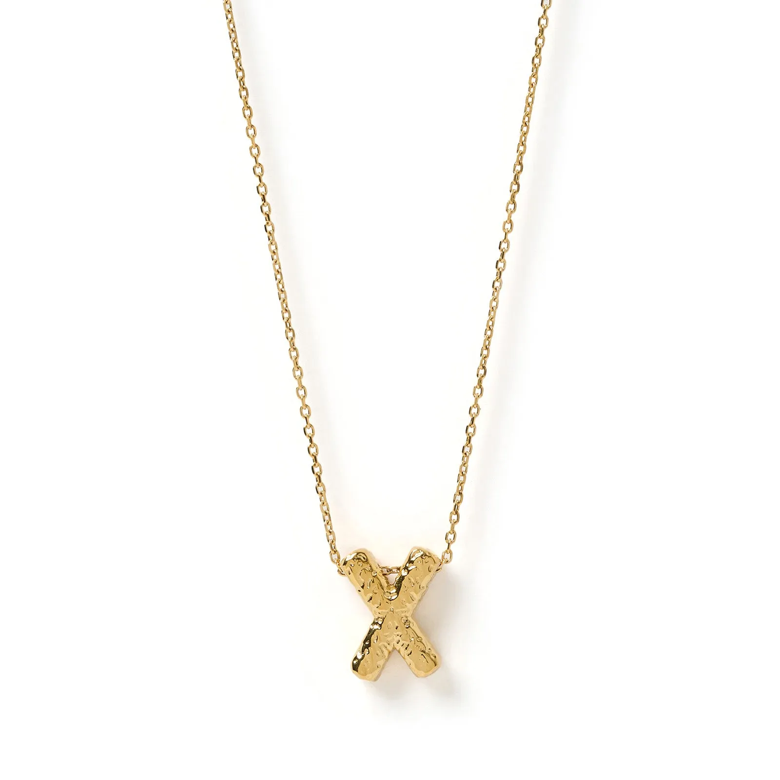 Statement Gold Letter Necklace