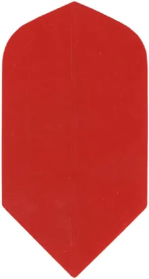 US Darts 5 Sets (15 Flights) RED Slim Flights - 75 Micron