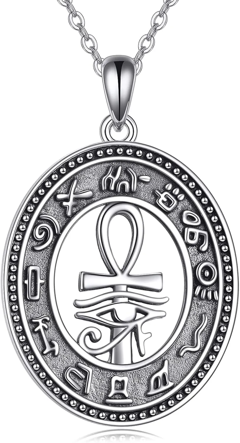 Witches Knot Necklace Pendant 925 Sterling Silver Celtic Knot Triquetra Trinity Pendant Necklace Jewelry for Women